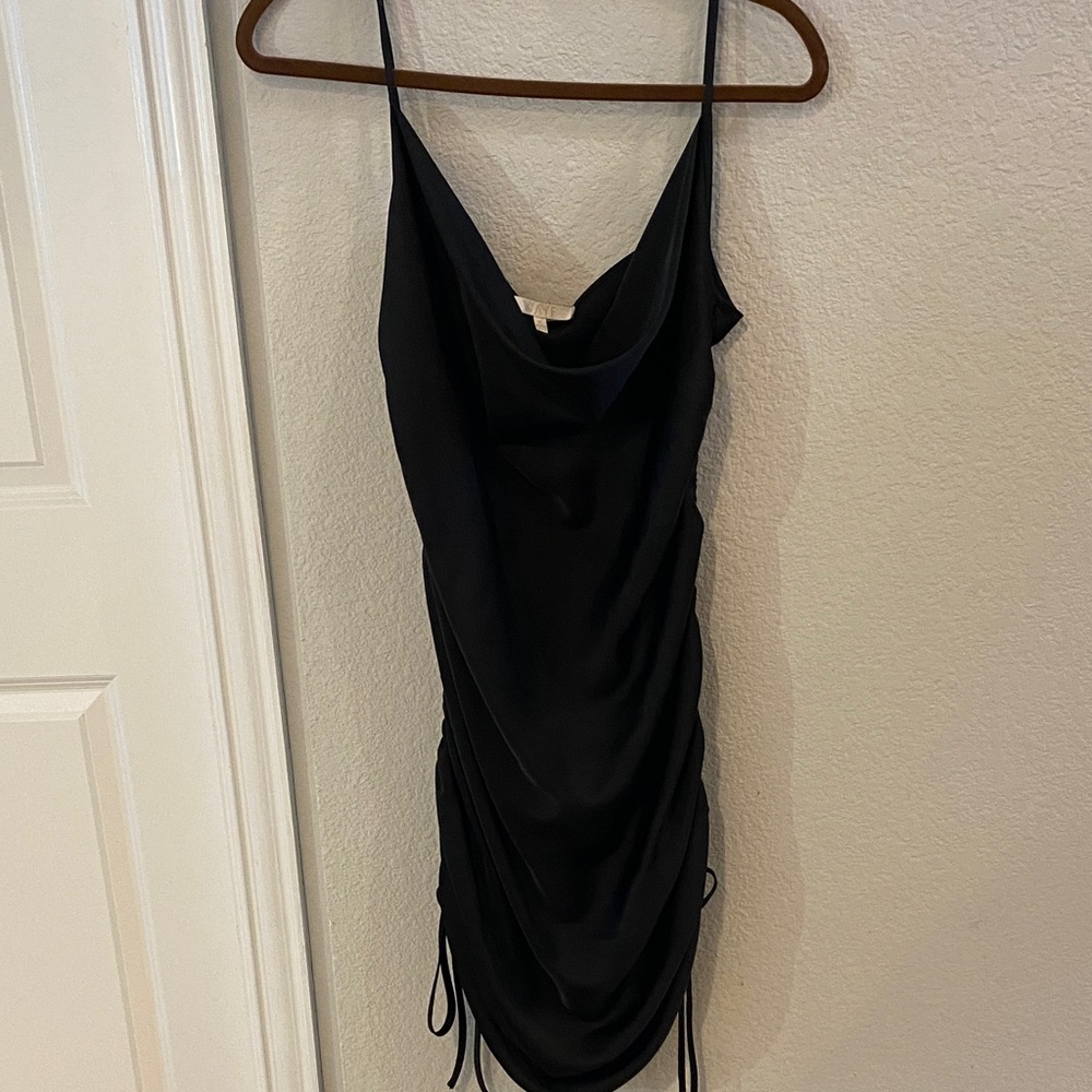 WAYF Elegant‎ Black Draped Dress